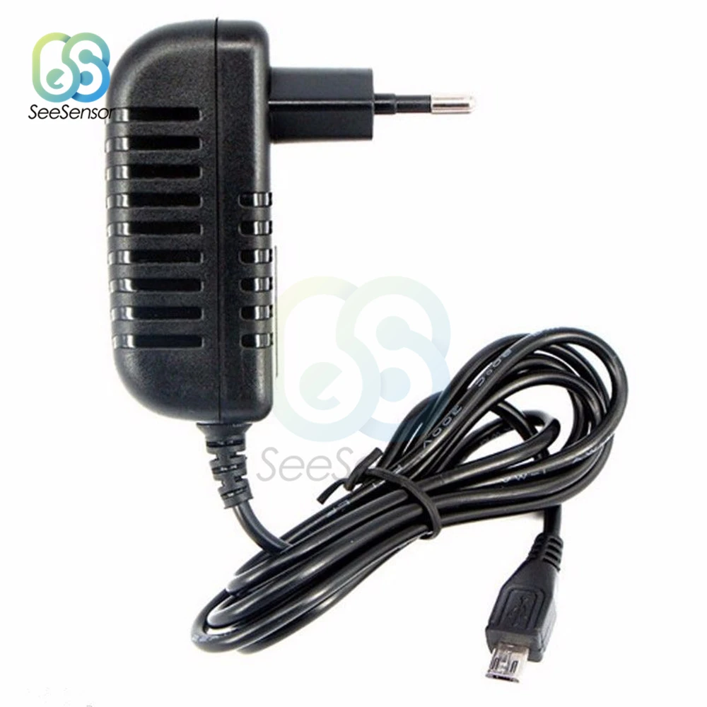 

AC 100-240V AC to DC Power Adapter Supply Charger Adapter 5V 3A EU Plug for Switch LED Light Strips
