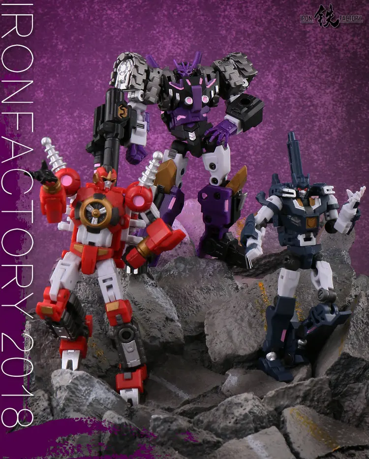 

Iron Factory IF Transforamtion IF-EX32 IF-EX33 IF-EX31 IF-EX34 VOS Kaon Tarn Helex DJD Team Justice Division Figure Robot Toys