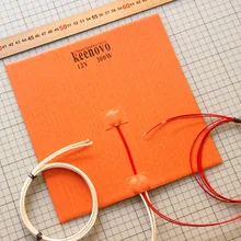 240X240 мм 300Вт@ 12 В, w/NTC 100 K Термистор, 3 м PSA Keenovo силиконовый нагреватель 3d принтер Тепловая кровать, гарантированное качество первого класса