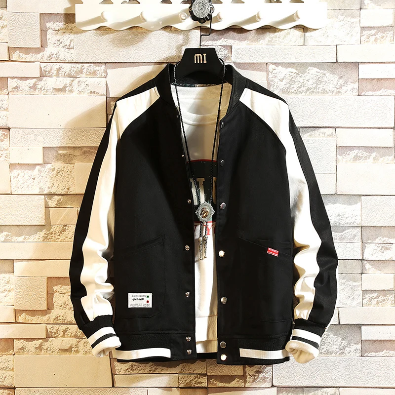 Influx male stand collar jacket baseball uniform, fashion