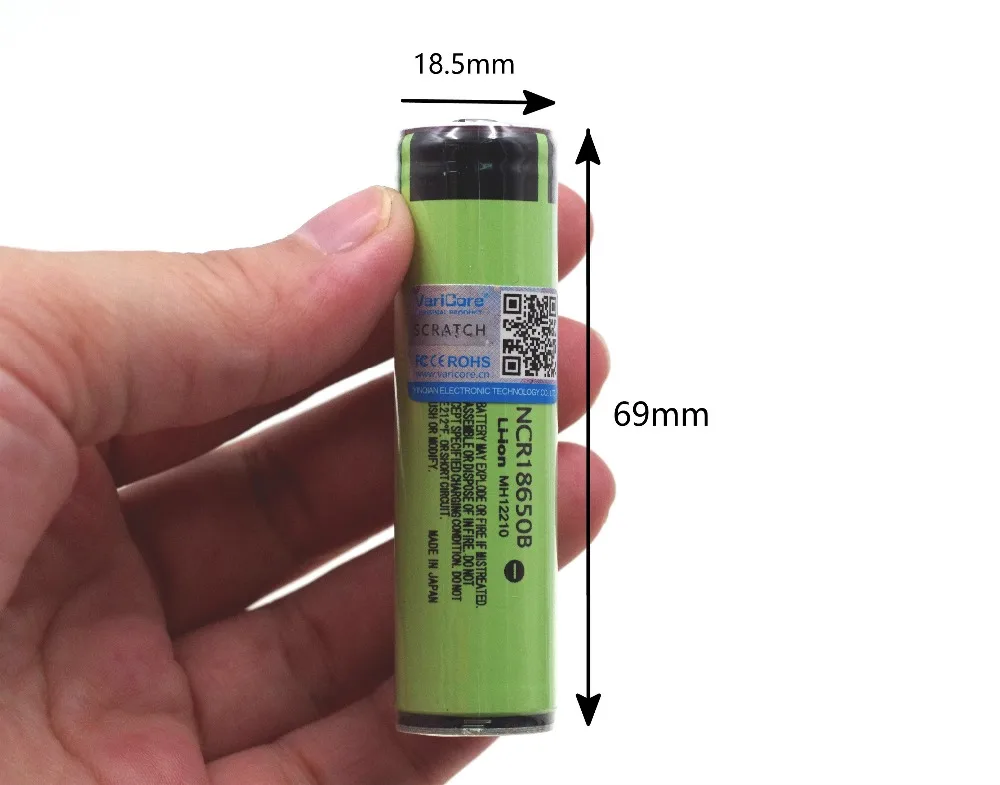 VariCore защита NCR18650B 18650 литий-ионный аккумулятор Перезаряжаемые батарея 3400 мАч 3,7 в с PCB Аккумулятор