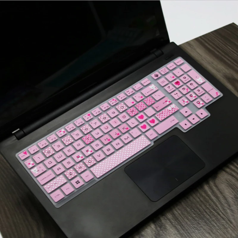 Kawaii силиконовый чехол для клавиатуры, высокая Невидимая защита, чехол для hp 15,6 дюймов, ноутбук