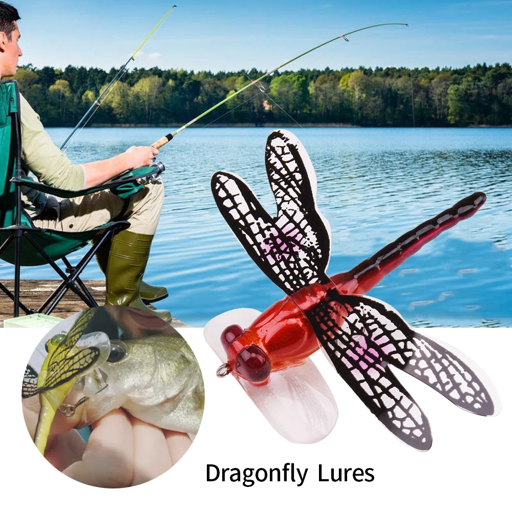 Dragonfly Fishing Lure Insect Fly Fishing Lure 6g 7cm Trout Popper