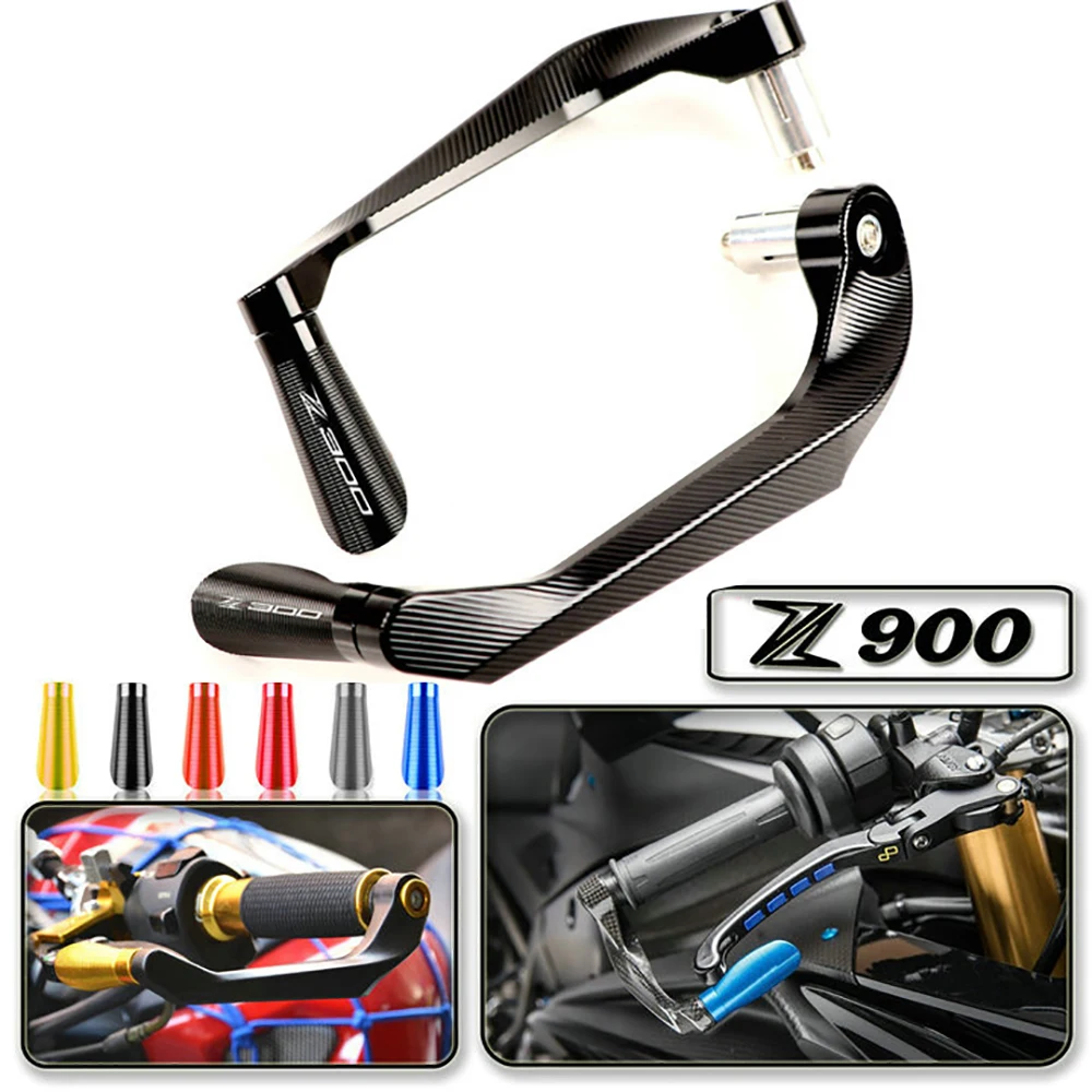 

For Kawasaki Z900 Ninja 900 Lever Guards Real CNC Aluminum Alloy Hand Guard Motorcycle Brake Protector Rope Handlebar