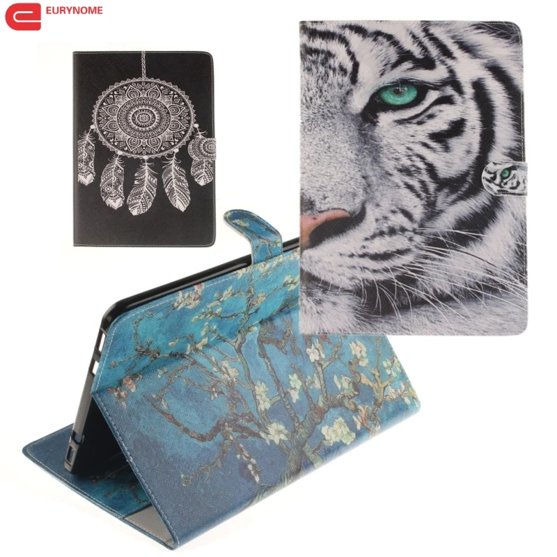 

Case for Samsung Galaxy Tab S2 8.0 T710 T715 SM-T715 Wallet Card Pu Leather Stand Tiger Cover for Samsung Galaxy T710 T715 Case