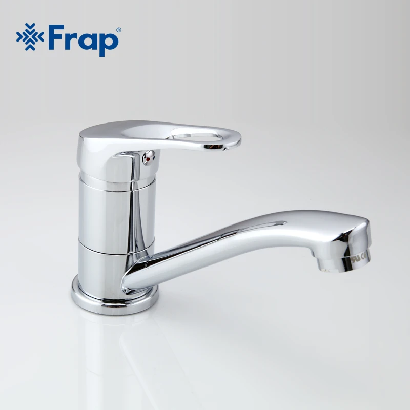 Preise Frap Wasserhahn Küche Chrome Finish Deck Montiert Einzigen Handgriff Heiß Kalt Wasser Wc Möbel F4513 2