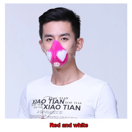 Новая модная маска для рта, силиконовый респиратор, Пылезащитная маска pm2.5, велосипедная маска против загрязнения, Пылезащитная маска, 10 кусочков, фильтр из хлопка - Цвет: Red and white