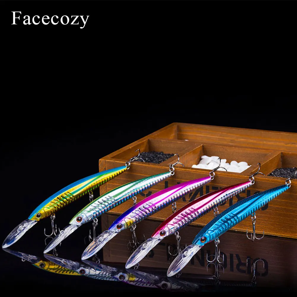 Facecozy Bionic Reflection рыболовные приманки в форме Минноу искусственные яркие цвета