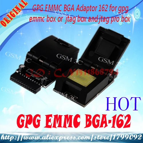 2018 100% оригинальный GPG EMMC BGA адаптер 162 для BOX | Мобильные телефоны и аксессуары