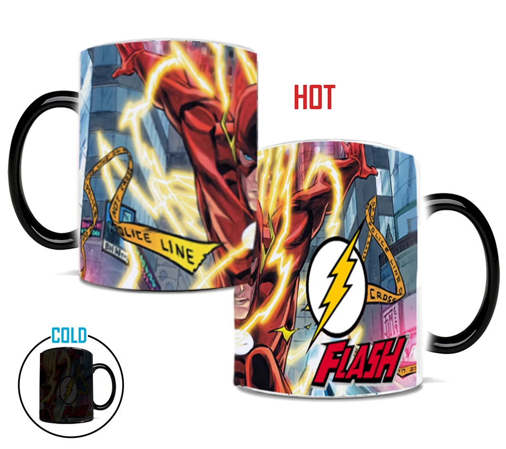 

The flash mugs Barry Allen mugs The Color Changing mug Sensitive Ceramic coffee Tea Mug Cup for best friend gift