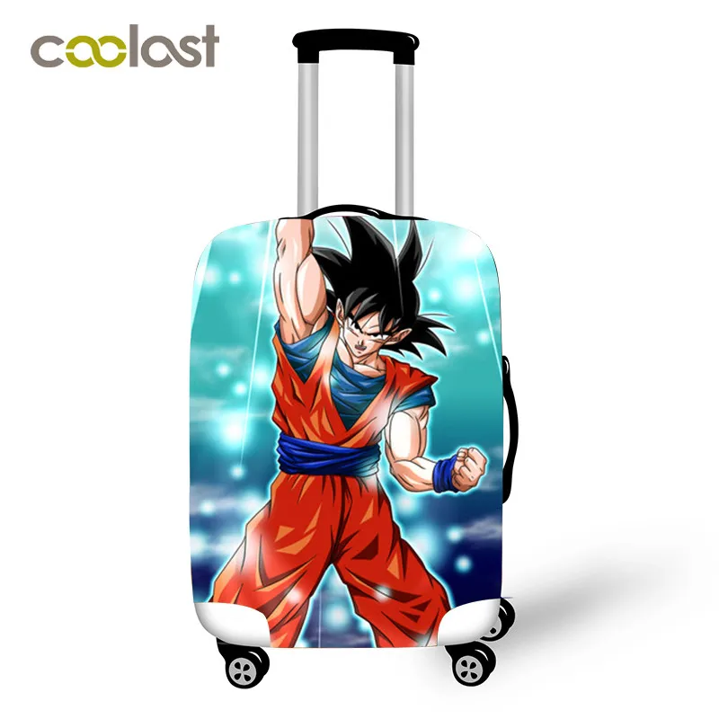 Dragon Ball Чемодан Крышка для 18-28 дюймов поездки мешок CoverElastic Saiyan Goku Вегета дорожные аксессуары чемодан защитная крышка