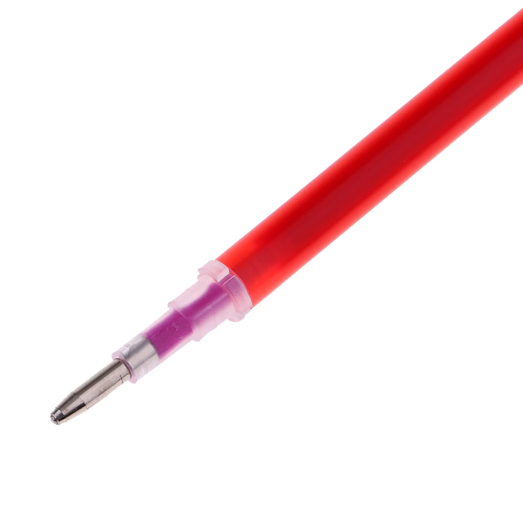 20 Pieces High Temperature Disappearing Refill Pen Heat Erase Pen Fabric Markers Sewing Tools Red/White