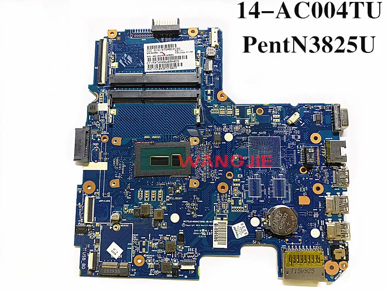 Для HP 14-AC Материнская плата ноутбука W/ 3825U Процессор 823366-001 аккумулятор большой