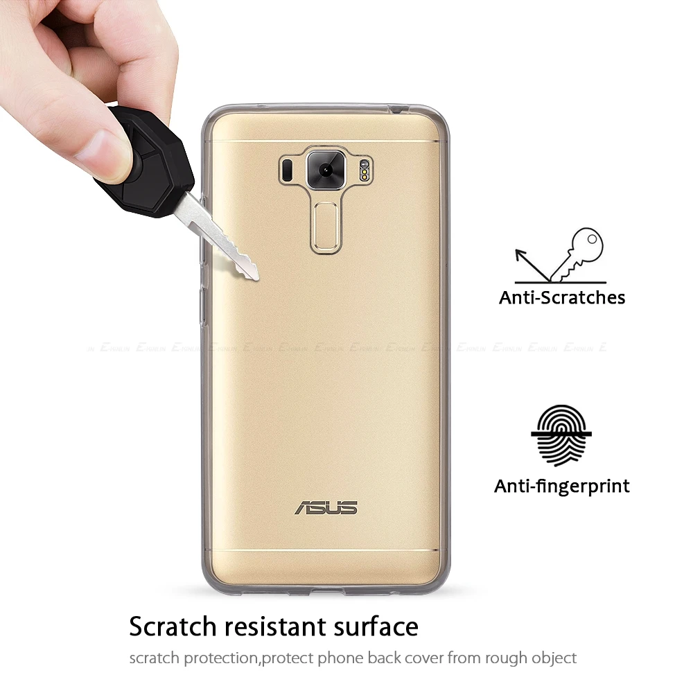 Ультратонкий Прозрачный мягкий ТПУ чехол для Asus ZenFone ROG Phone 3 ZE520KL ZE552KL силиконовый