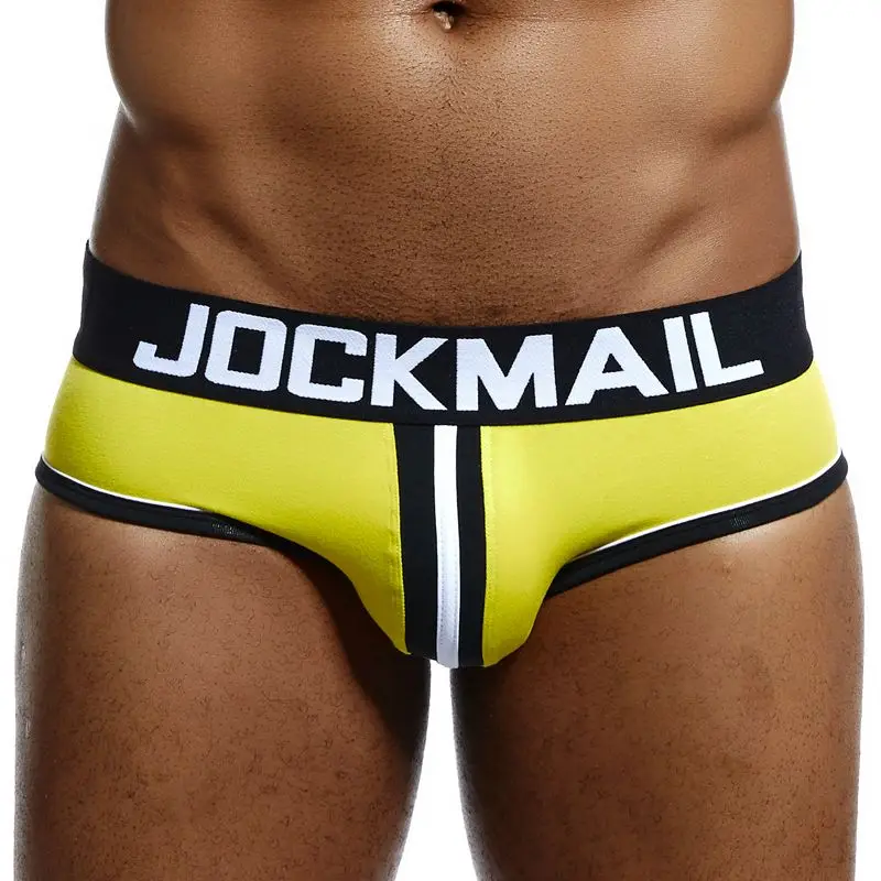 JOCKMAIL Брендовое сексуальное мужское нижнее белье трусы с открытой спиной