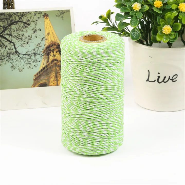 4  100m x2mm Cotton Yarn Thread DIY Handmade Knitted Thread For Child Baby Knitting Crochet Yarn Diy Crafts Clothing Sewing Yarns