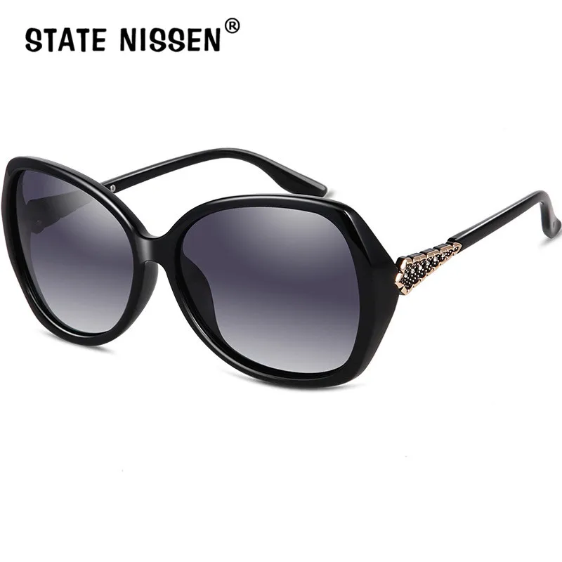 

STATE NISSEN Brand Designer Oversized Square Sunglasses Women Fashion UV400 Polarized Sun Glasses Outdoor Driving Beach Party