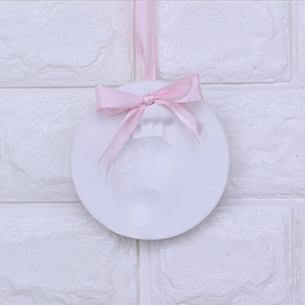 Baby Hand & Foot Print Mold For Baby Powder Plaster Casting Kit Handprint Footprint Keepsake Gift Baby Growth Memorial