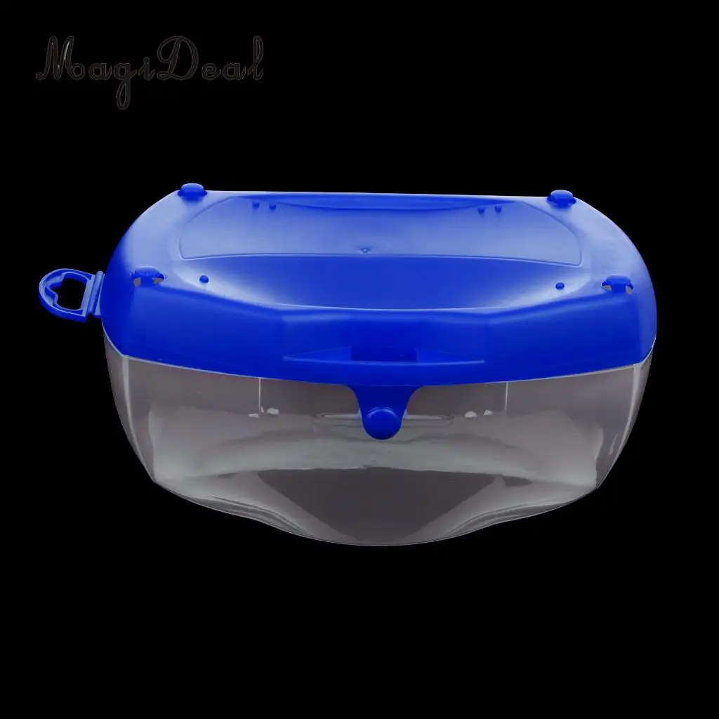  2Pcs Plastic Diving Mask Storage Box Snorkeling Goggles Swimming Glasses Lenses Hard Case Scuba Dive Gear Protective Container