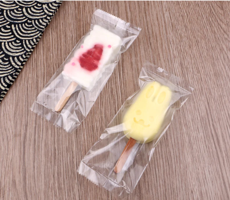 

Ice Lolly Popsicle Packing Bags Transparent Ice Pop Bag 100pcs/lot Size 7*18cm