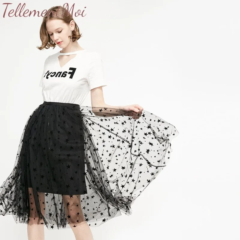 

T Shirt Dress Mesh Patchwork Women V Neck Letter Print Short Sleeve Dresses Elegant Office Lady Casual Streetwear Dress Vestidos