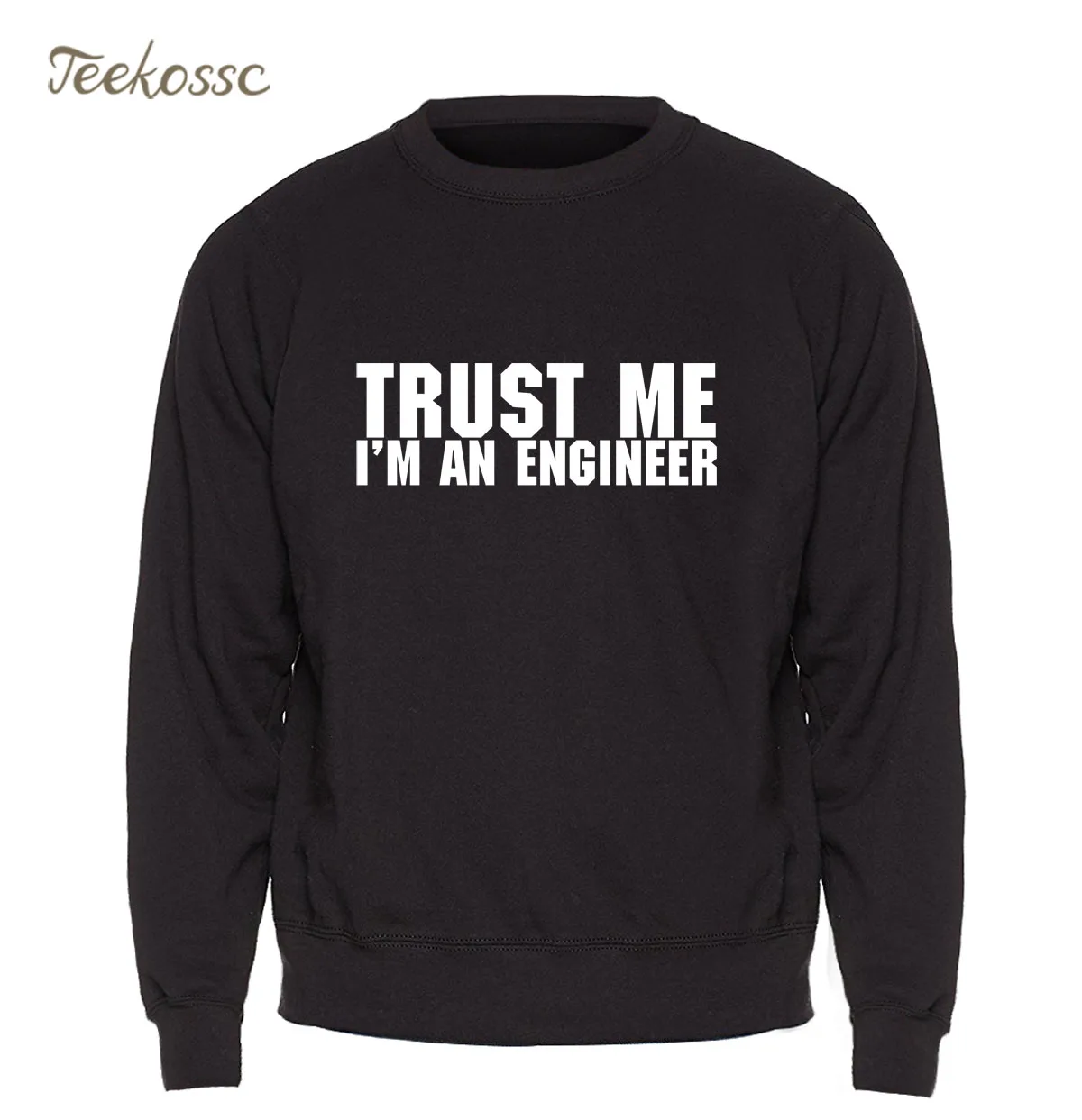 Trust Me I'm An Engineer мужская толстовка с забавным рисунком худи серого цвета