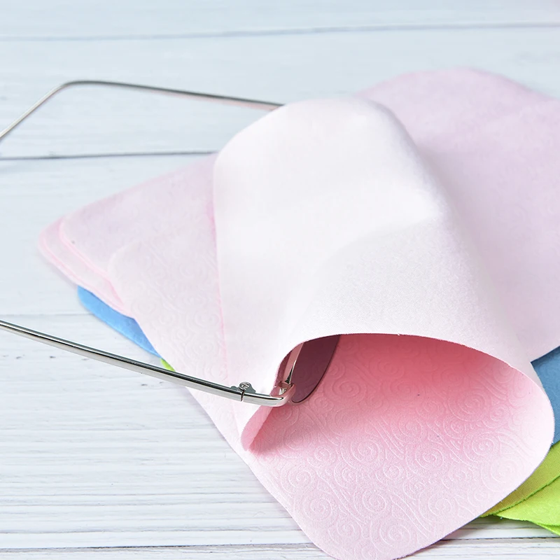 

5pcs Cleaner Clean Glasses Lens Cloth Wipes Microfiber Eyeglass Cleaning Cloth For Camera Computer Wacthe 17x15cm 18x15cm