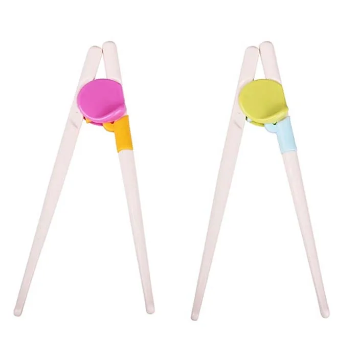 

New Training Baby Chopsticks Using Food Eating Tool Helper Kids Training Chopsticks 1 Pair