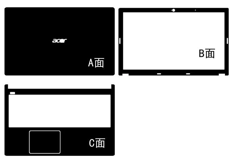 Специальный Ноутбук углеродного волокна виниловая кожа наклейки крышка защита для acer Aspire V5-571 V5-571G V5-531 V5-531G 15," nontouchscreen
