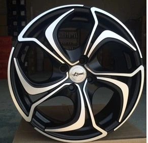 Alloy Black machine face 15-inch 16-inch rims for Kspeed car wheels Volkswagen