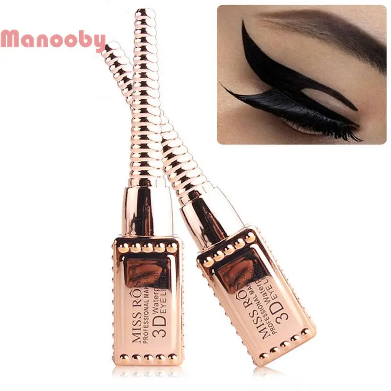 

Manooby Brand Liquid Eye Liner Pen Easywear Black Long-lasting Waterproof Eyeliner Pencil Makeup Cosmetic Beauty Tool Golden