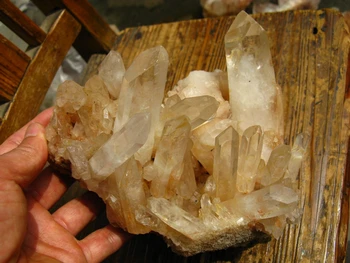 

1910g natural rock quartz crystal cluster original
