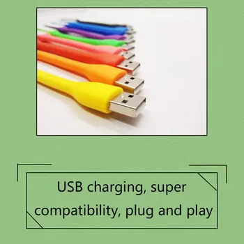 

Hot Book Light Mini USB LED Light 5V 1.2W Power Bank Reading Light Notebook Portable LED Lamp USB Night Lights