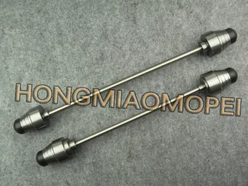 

Motorcycle Titanium CNC Front+Rear Wheel shaft Fairing Frame Sliders Crash Falling Protection For BJ600 BJ600GS BN600