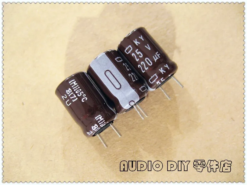 50 шт. NIPPON CHEMI-CON серия KY 220 мкФ 25В 25V220UF электролитический конденсатор | Электронные