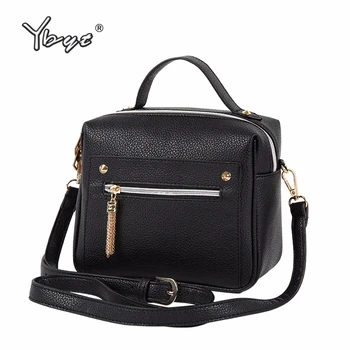 

YBYT brand 2019 new fashion casual PU leather solid women handbags hotsale ladies shopping bga shoulder messenger crossbody bags