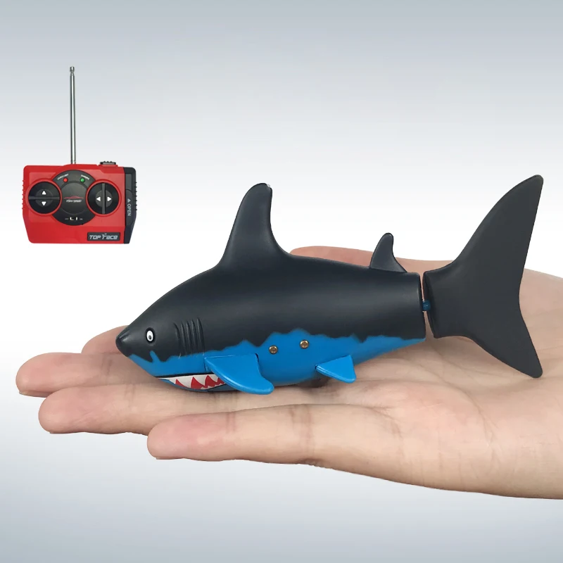 RC Boat Mini Fish Swimming Creative Animal Shake Fish 4CH Remote Control Swing Tail Shape Rowing