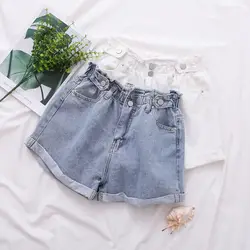 2019 летние джинсовые шорты белые сексуальные