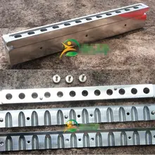 12 полостей/отверстия алюминиевая форма для губной помады, DIY Форма для губной помады различной формы 12,1 мм