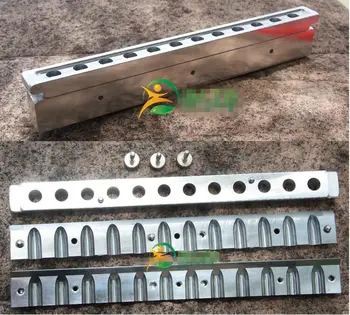 

12 cavities/holes aluminum lipstick mold,DIY Lipstick Mold Different Shape 12.1mm