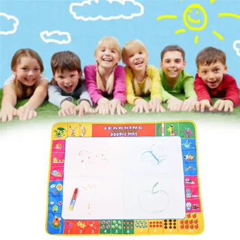 

80X60CM 72X49CM 2 Size Magic Water Doodle Mat with 1 Magic Pen/Water Drawing Board/Water Mat/Aquadoodle Mat For Baby Toys