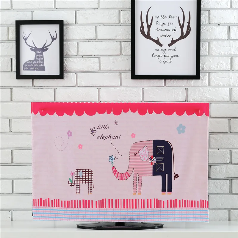 Desktop Computer Dust Proof Cover Desk Decoration Cover Tv Set