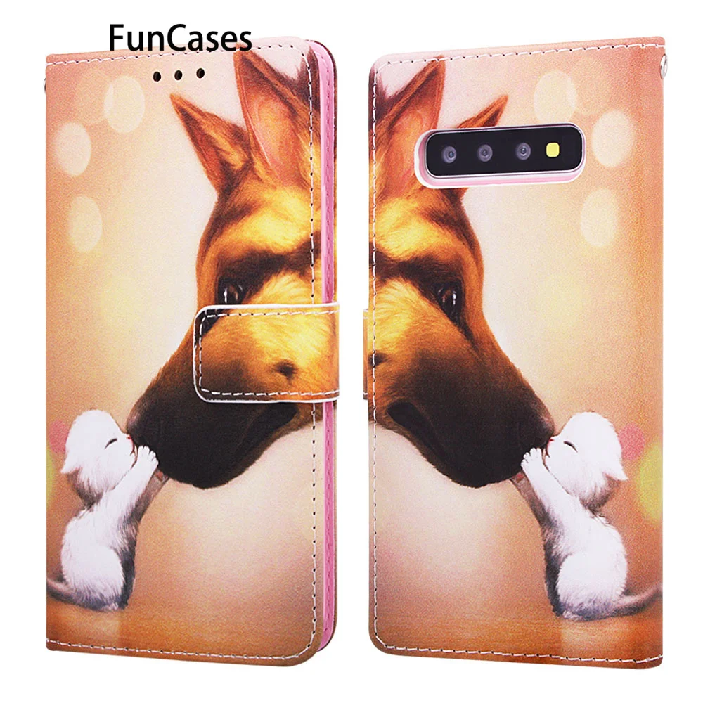

S10E Flip Cases For funda Samsung S10 Plus Mermaid Flip Wallet Case Book sFor Samsung Galaxy accesorios S10 Lite Estojo Capa
