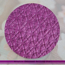 Уникальный Стиль в форме сердца узоры текстурированный штифт форма для выпечки торт сахарный поделка отделочных работ