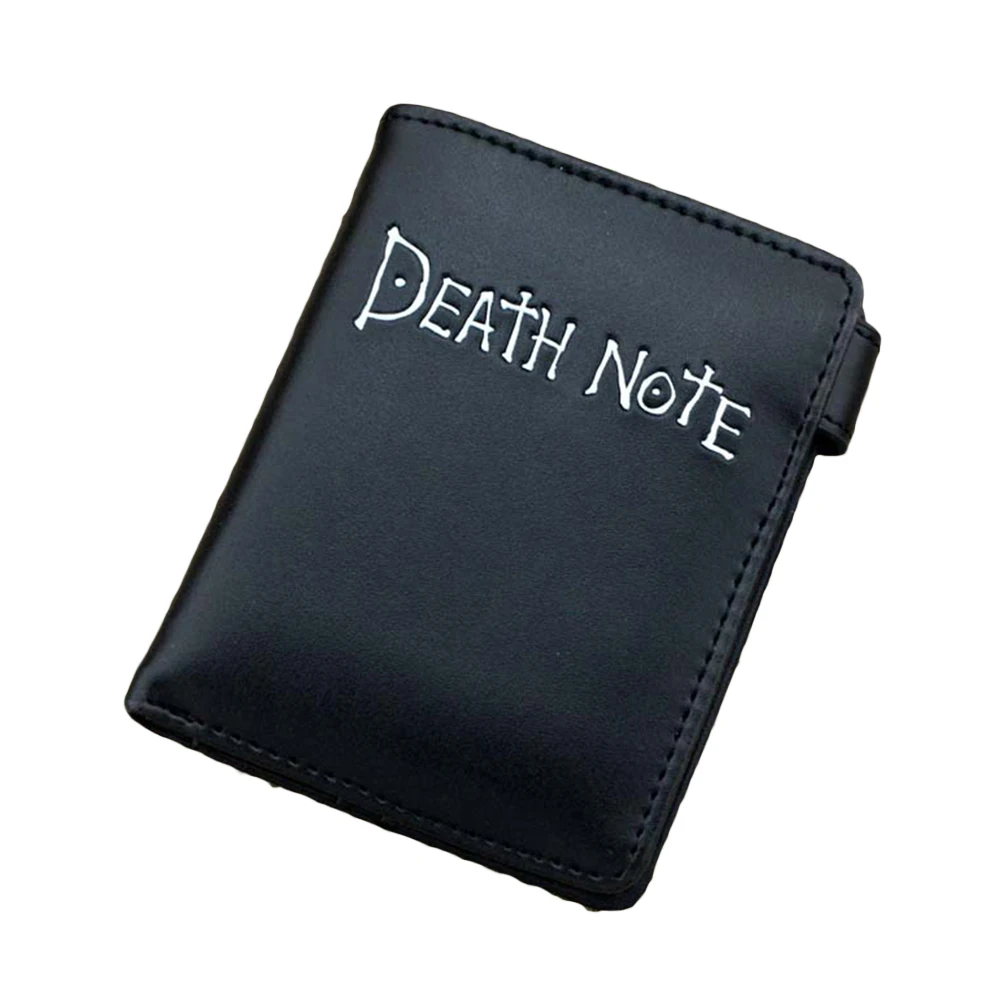 E-Mell Death Note Love live цельная коллекция Kantai Haikyuu Genji Date A Live Reaper два сложенных короткий кошелек - Цвет: Death Note
