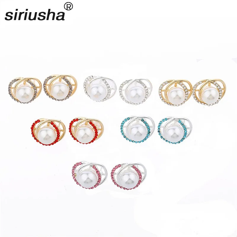 

Factory Sales Foreign Trade Jewelry 2018 New Boutique Inlaid Zircon Earrings AliExpress Explosion Models Earrings Wholesale S157