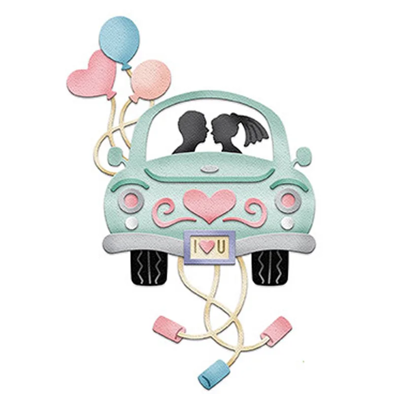 

Wedding car metal Cutting Dies Scrapbooking craft Dies cuts thin paper art emboss card make stencil
