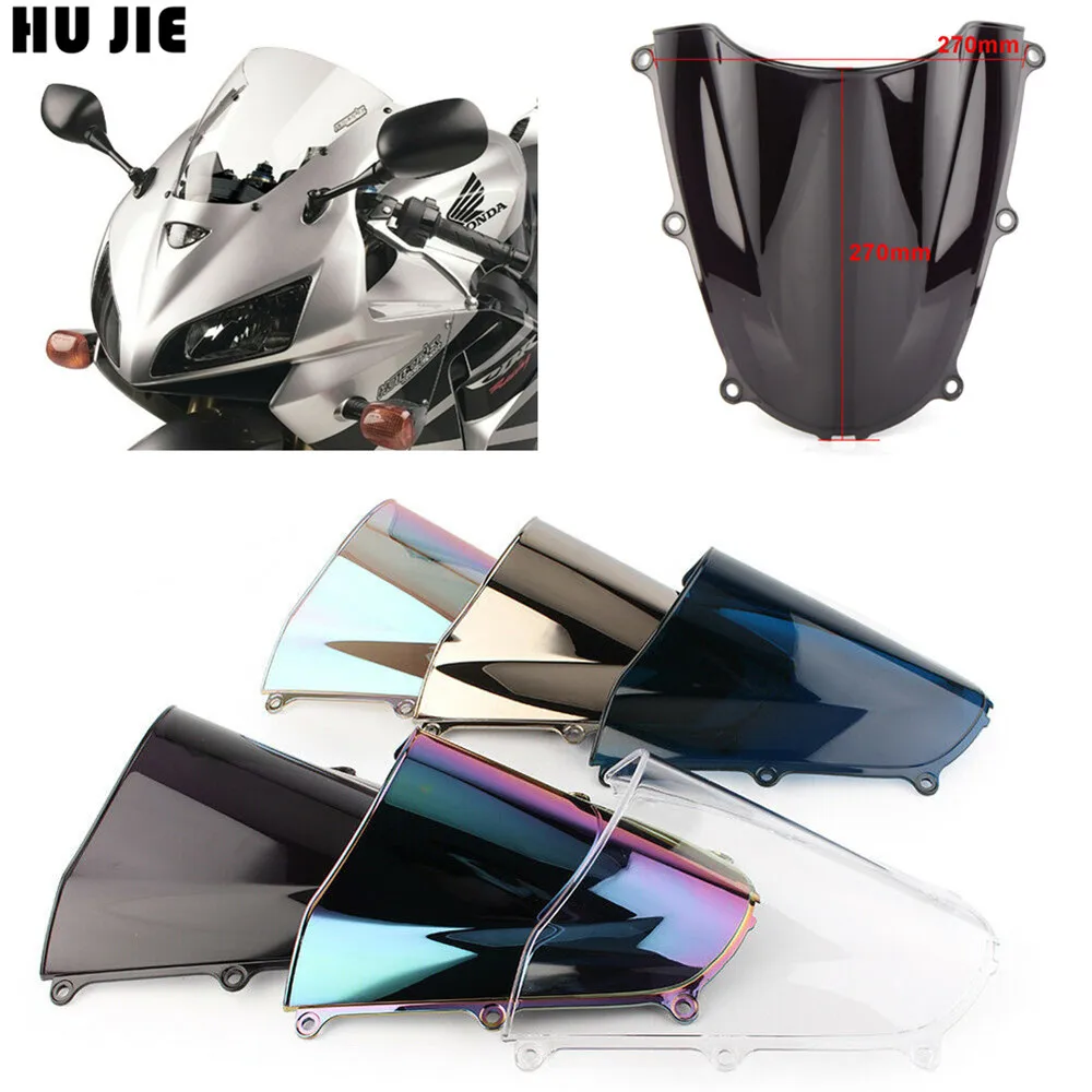 Лобовое стекло для мотоцикла Honda CBR600RR CBR 600RR F5 2005 2006 05 06 Double Bubble|Козырьки от ветра и