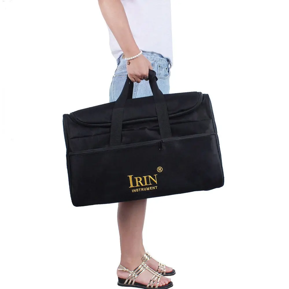 LJL ИРИН Стандартный для взрослых Cajon коробка барабан сумка рюкзак чехол 600D ткань 5 мм хлопок подкладка с ручкой для переноски плечевой ремень