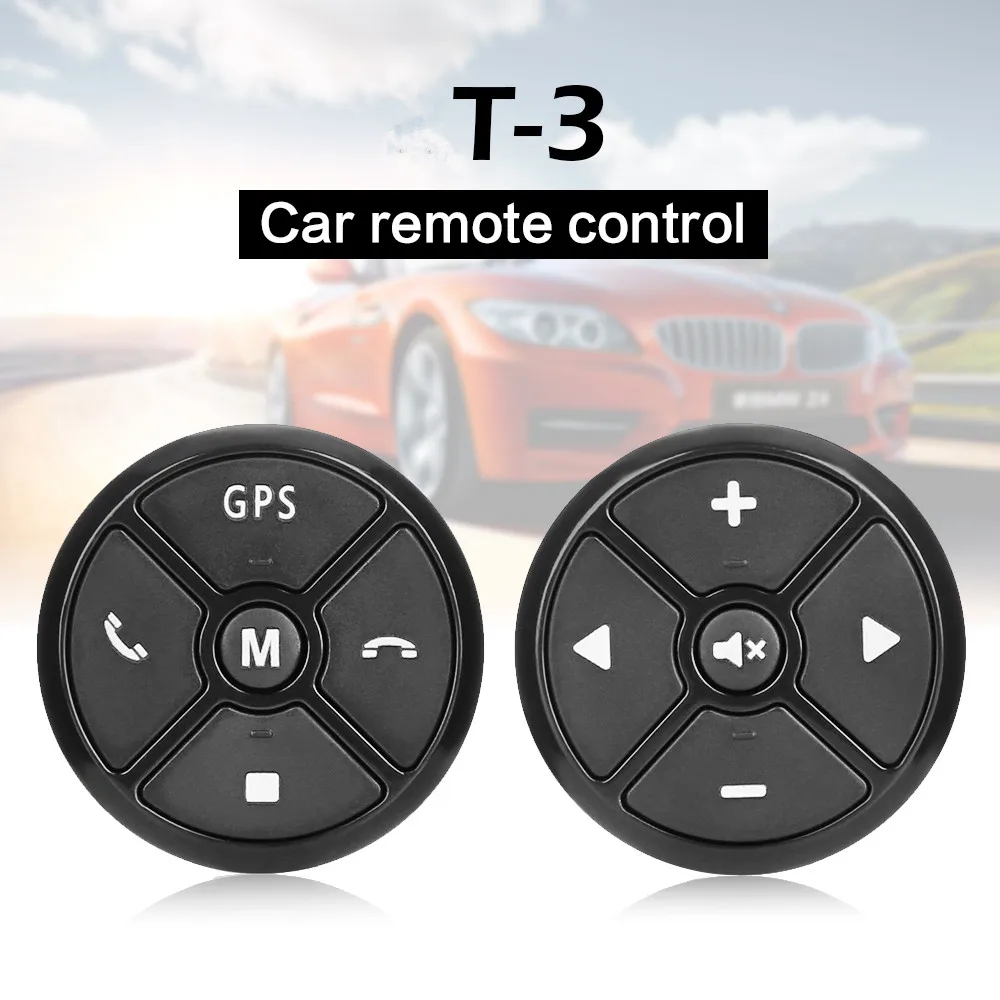 

T - 3 Car Intelligent Steering Wheel Controller DVD Button Universal Wireless Android Gps Navigation With Noctilucent Function